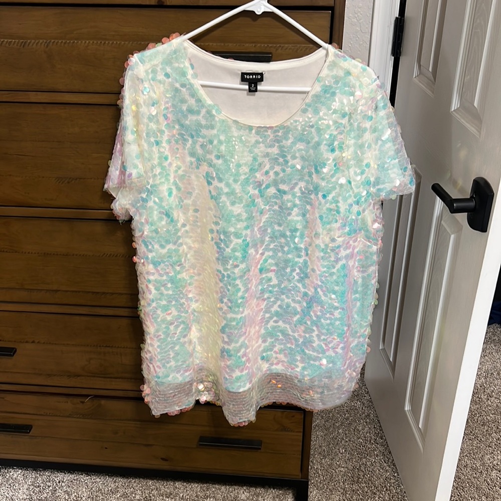 Sequin top